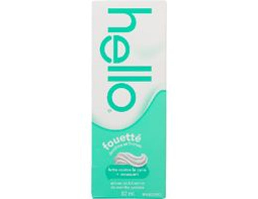 Hello Whipped Fluoride Toothpaste Peppermint Stick - 82 mL current product packaging
