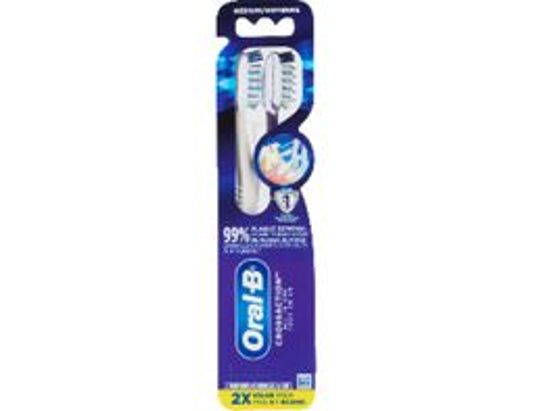 Oral-B CrossAction Pro-Health Medium Toothbrushes - 2 Pack current product packaging