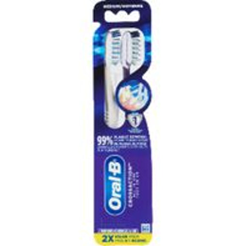 Oral-B CrossAction Pro-Health Medium Toothbrushes - 2 Pack current product packaging