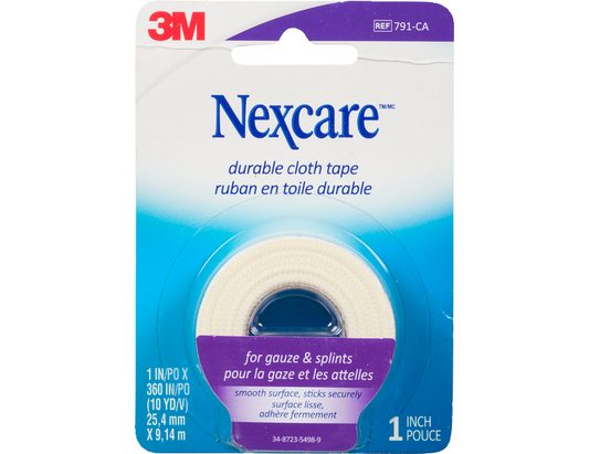 Nexcare Durable Cloth First Aid Tape - 1 Roll product packaging