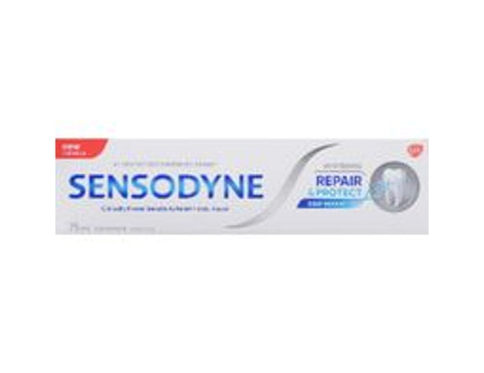 Sensodyne Repair & Protect Whitening Toothpaste - 75 mL current product packaging