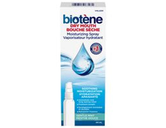 Biotene Dry Mouth Moisturizing Spray Gentle Mint - 44 mL current product packaging