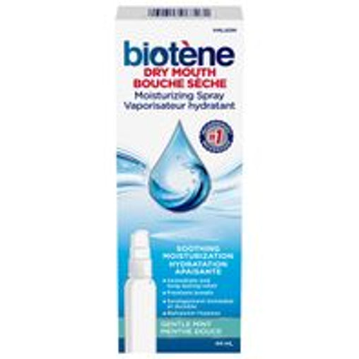 Biotene Dry Mouth Moisturizing Spray Gentle Mint - 44 mL current product packaging