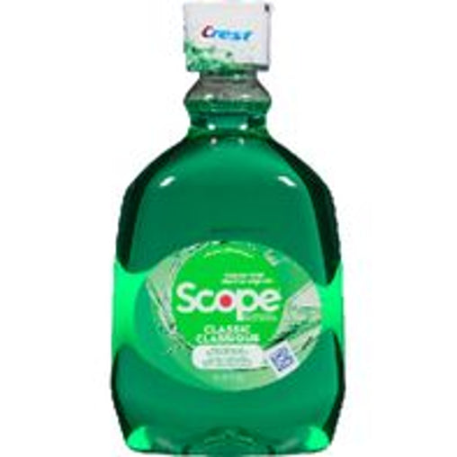 Scope Classic Original Mint Mouthwash - 1.5 L current product packaging