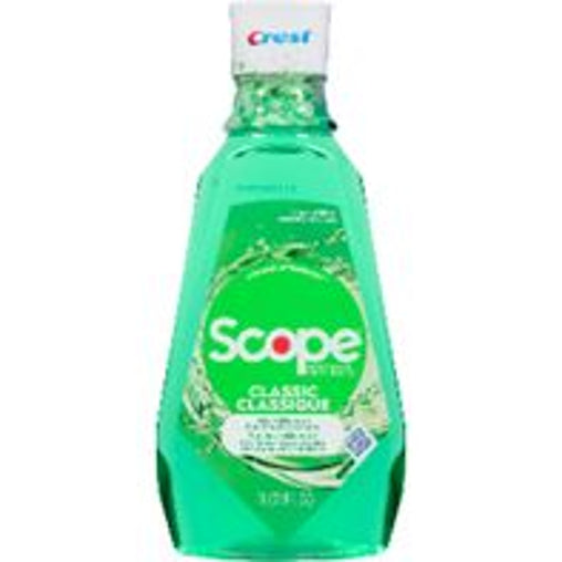 Scope Classic Original Mint Mouthwash - 1 L current product packaging