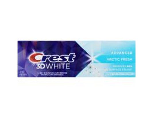 Crest 3D White Advanced Arctic Fresh Toothpaste - 70 mL current product packaging