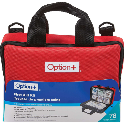 Option+ Home & Office First Aid Kit - 78 Items current product packaging