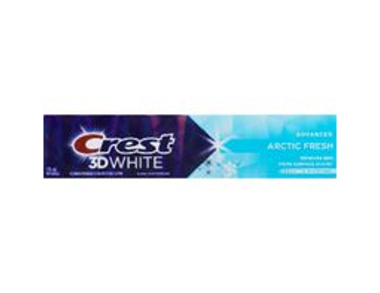Crest 3D White Advanced Arctic Fresh Toothpaste - 135 mL current product packaging