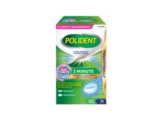 Polident 3 Minute Daily Denture Cleanser - 96 Tablets current product packaging