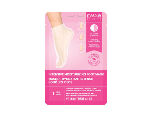 Masque Bar Intensive Moisturizing Foot Mask - 1 Pair product packaging
