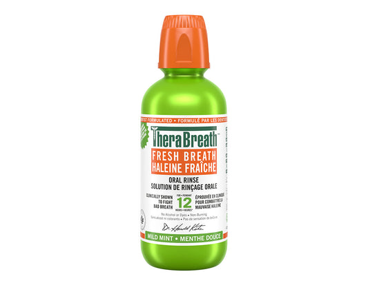 TheraBreath Fresh Breath Oral Rinse Mild Mint - 473 mL product image