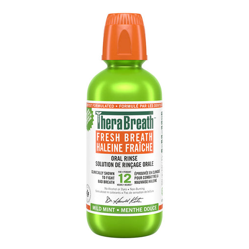 TheraBreath Fresh Breath Oral Rinse Mild Mint - 473 mL product image