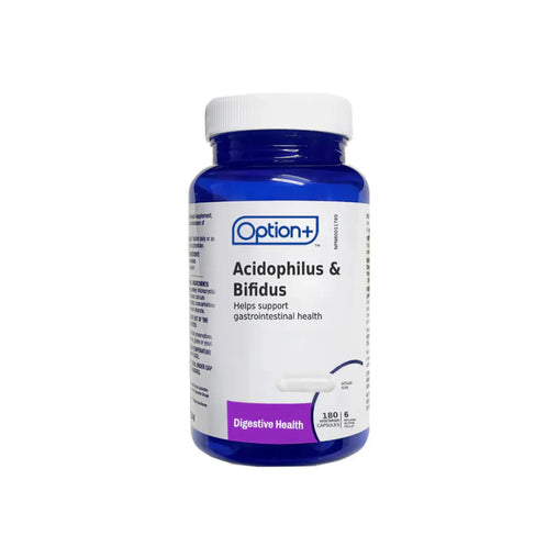 Option+ Acidophilus & Bifidus, 180 Capsules
