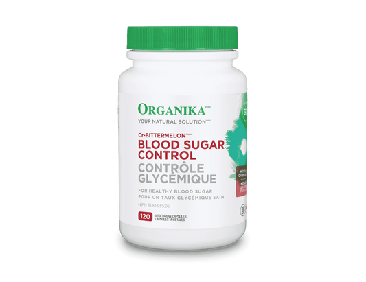 Organika Blood Sugar Control Cr-Bitter Melon, 120 Vegetarian Capsules