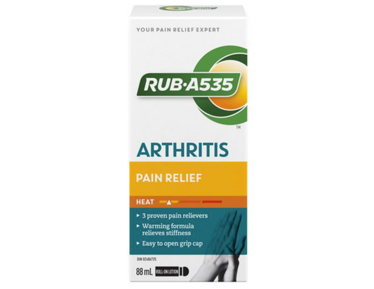 Rub A535 Extra Strength Arthritis Pain Relief Roll-On - 88 mL product packaging