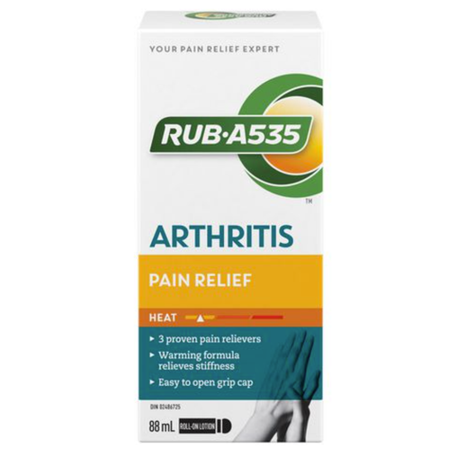 Rub A535 Extra Strength Arthritis Pain Relief Roll-On - 88 mL product packaging