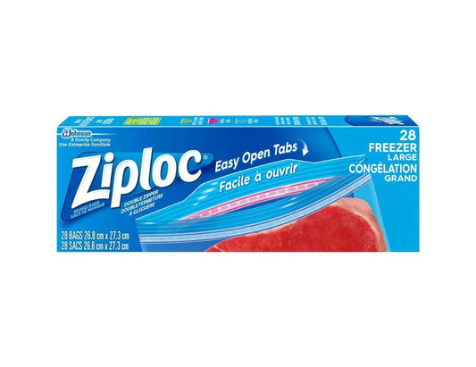 Ziploc Freezer Bags - 28 Count