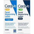 CeraVe AM/PM Face Moisturizing Lotion Bundle: (AM Face Moisturizer, SPF 30 - 89 mL) & (PM Face Moisturizer – 89 mL)