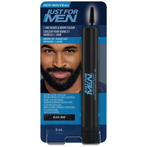 Just For Men 1-Day Beard & Brow Colour Black, 1 ct