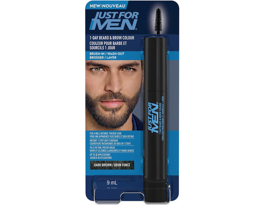 Just For Men 1-Day Beard & Brow Colour Dark Brown - 1 Count