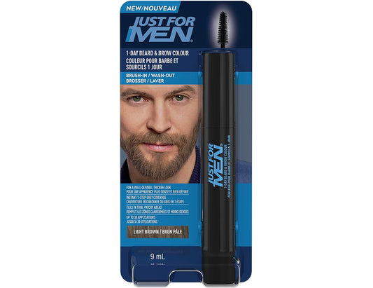 Just For Men 1-Day Beard & Brow Colour Light Brown - 1 Count