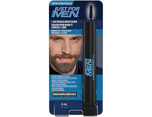 Just For Men 1-Day Beard & Brow Colour Medium Brown - 1 Count