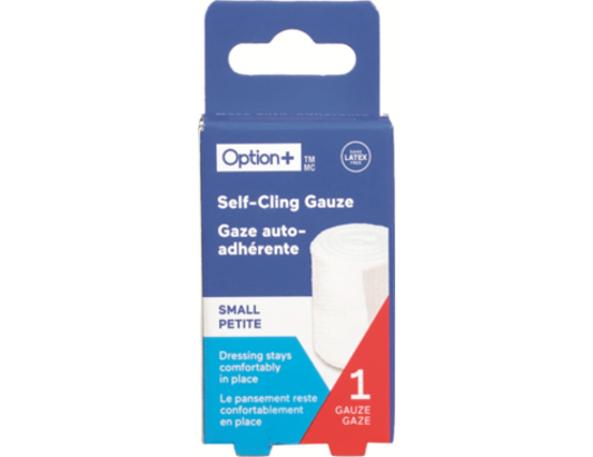 Option+ Self-Cling Gauze, 2 in x 4.5 yd - 1 Roll current product packaging