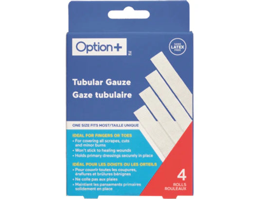 Option+ Tubular Gauze – 4 Rolls