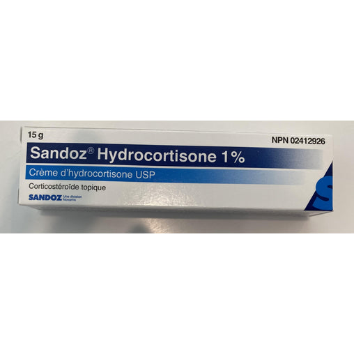 Sandoz Hydrocortisone 1% Cream, 15g