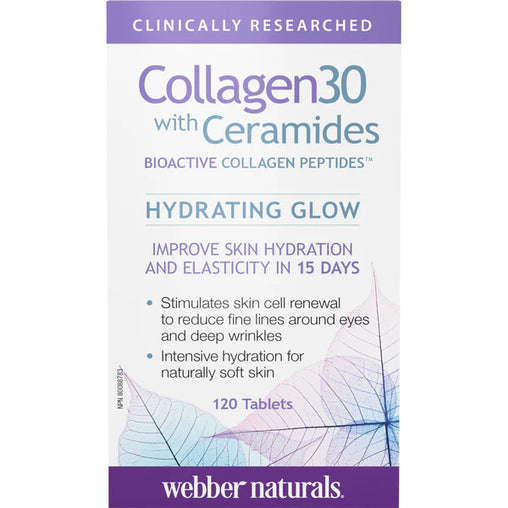 Webber Naturals Collagen30 with Ceramides Tablets - 120 Count