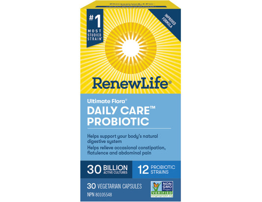 Renew Life Ultimate Flora Daily Care Probiotic, 30 ct