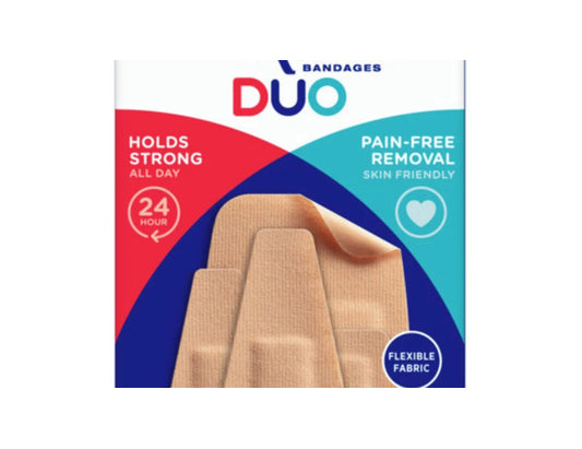 Nexcare DUO Bandages Assorted Sizes - 40 Bandages