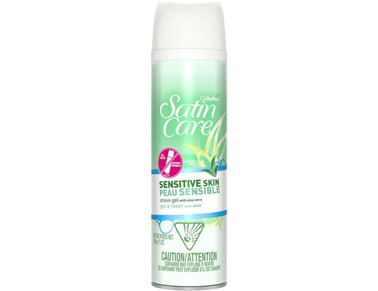 Gillette Satin Care Sensitive Skin Shave Gel - 198g
