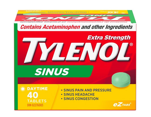 Tylenol Extra Strength Sinus Daytime eZ Tabs 40 Tablets