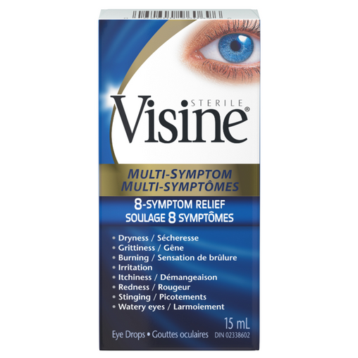 Visine Multi-Symptom 8-Symptom Relief 15 mL
