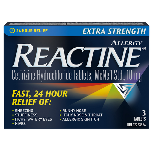Reactine Extra Strength 3 Tablets 3 Tablets