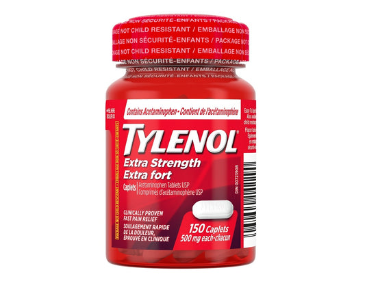 Tylenol Extra Strength Caplets 500mg 150 Caplets