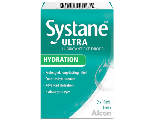 Systane Lubricant Eye Drops Ultra Hydration 2 x 10 mL
