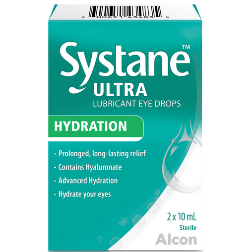 Systane Lubricant Eye Drops Ultra Hydration 2 x 10 mL