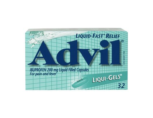 Advil Liqui-Gels Ibuprofen Capsules 200mg 32 Count