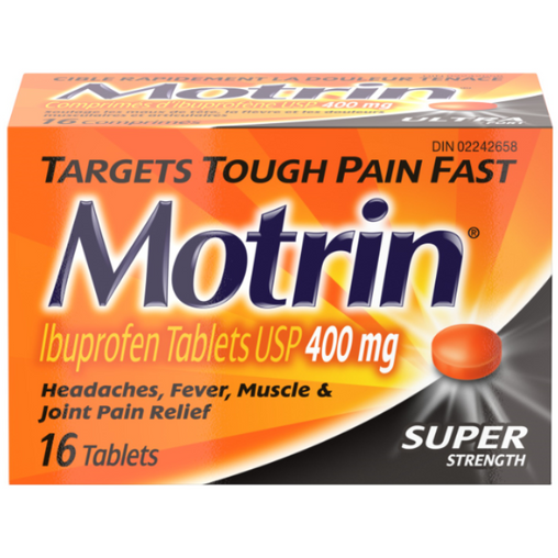 Motrin IB Super Strength 16 tablets